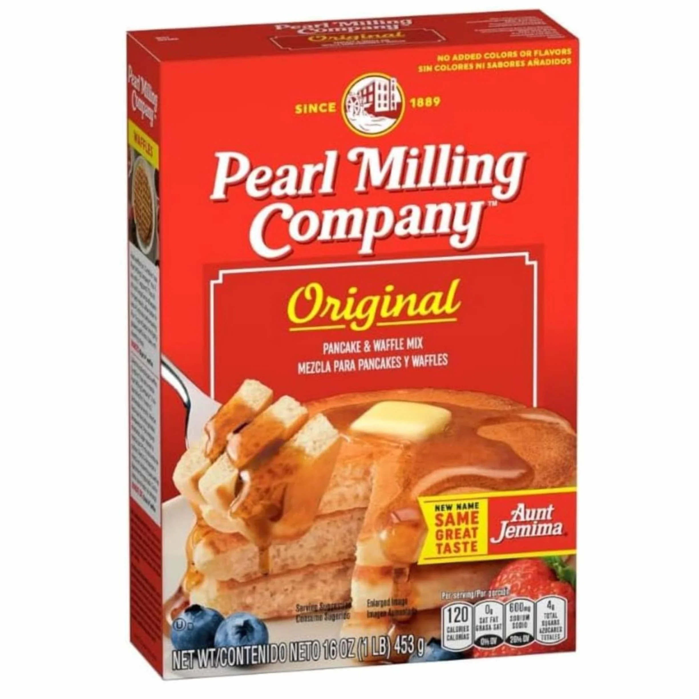 Aunt Jemima Pancake & waffle mix original preparado para panqueques 453g