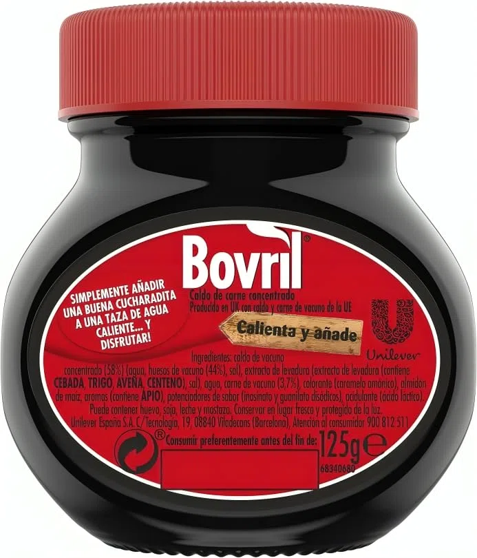 Bovril - Extracto de Carne Concentrado para guisos de carne, marinados y asados 125 g x 3 uds - Pack Promoo
