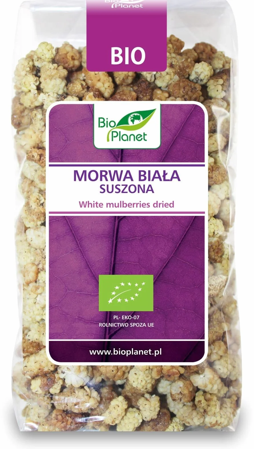 Morera blanca seca BIO 250 g - BIO PLANET