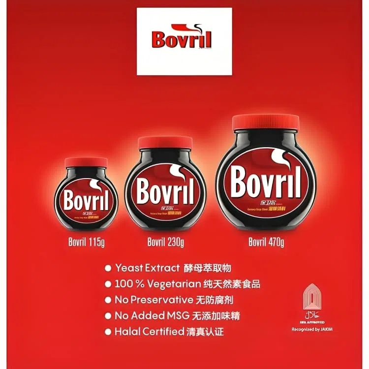 Bovril - Extracto de Carne Concentrado para guisos de carne, marinados y asados 125 g x 3 uds - Pack Promoo