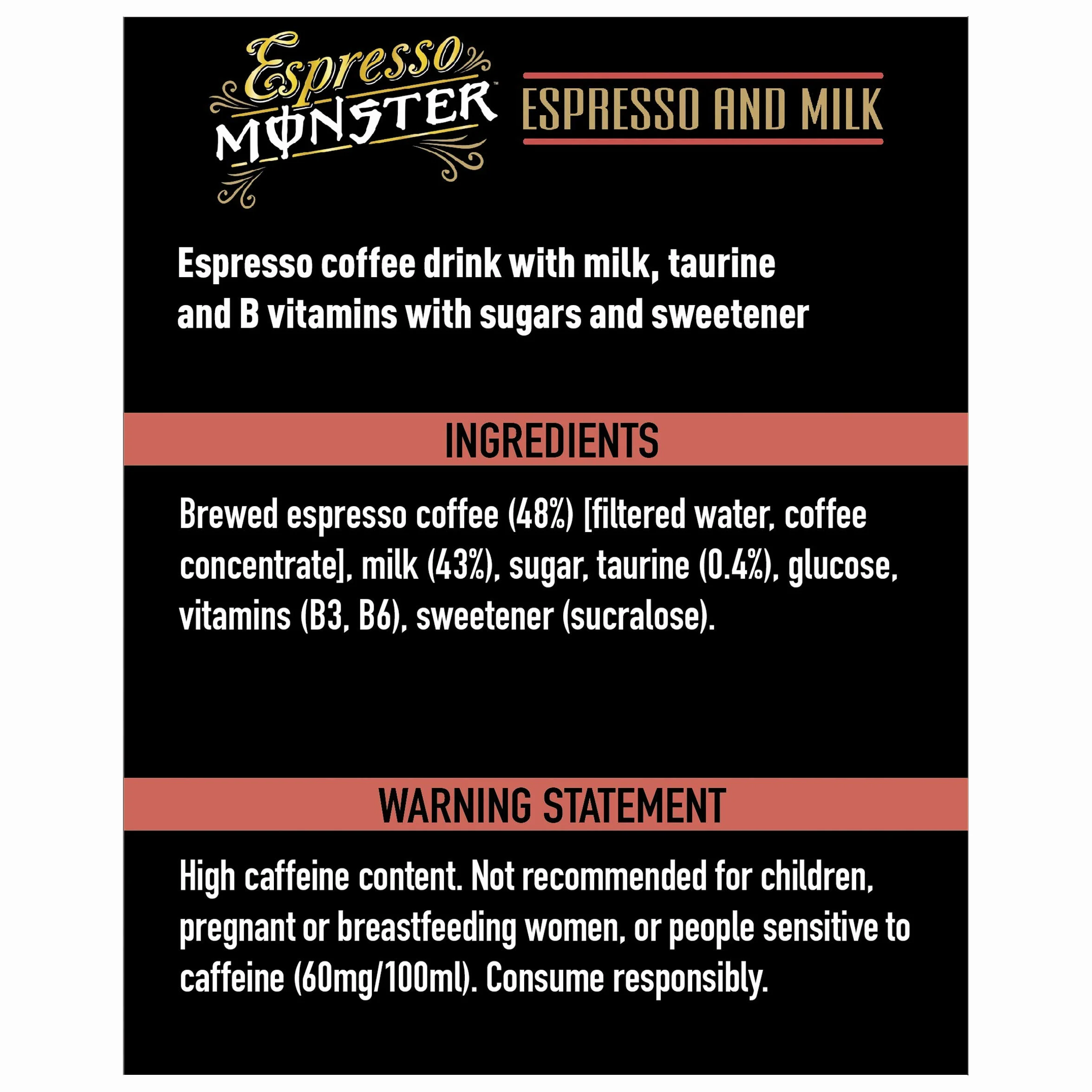 Monster Espresso 12 x 250 ml
