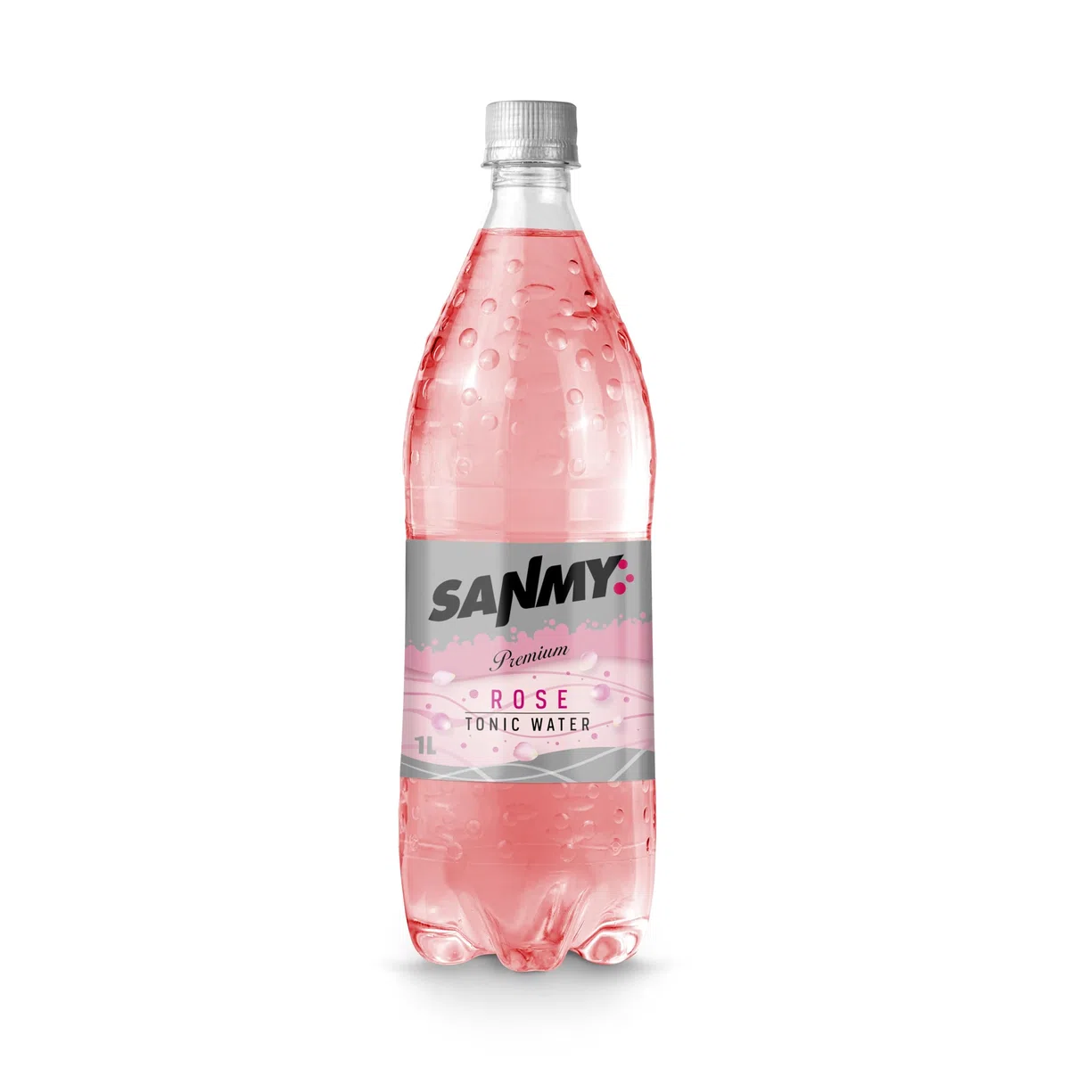 Sanmy Tónica Refrescante y Deliciosa para tus Cócteles - Pack de 6 botellas de 1L - Sabor Rose