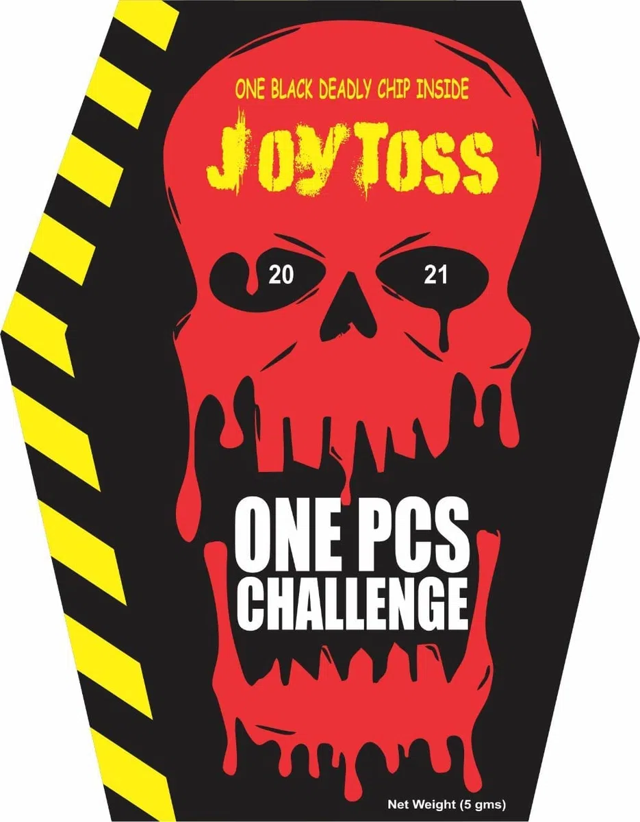 JOYTOSS One Pcs Chips Challenge (paquete de 1) Negro mortal