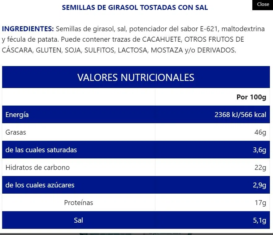 KREMTIK Pipas Sevillanas - Con Sal, Sin Sal, Aguasal y Rebujinas | Contiene Expositor con 10 Unidades (PIPAS SEVILLANAS CON SAL)