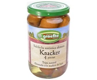 Salchichas Alemanas Knacker GRAEFKE 360 g.