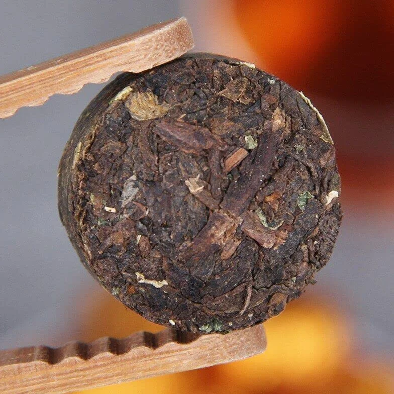 Arroz Glutinoso Aroma Shu Té Puerh Mini Tuocha Té Puer Maduro 500g Bolsa Blanca