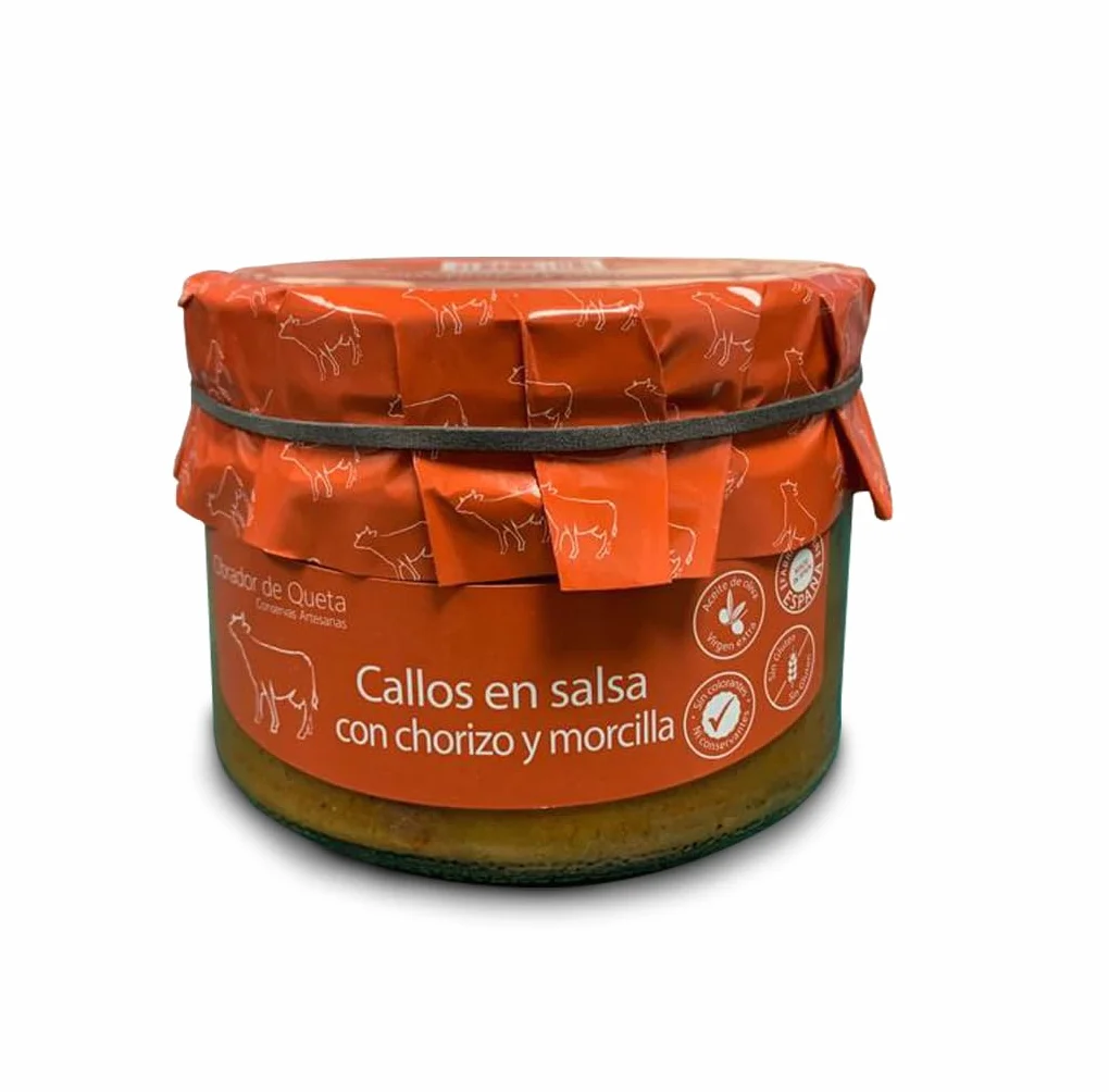 Callos en Salsa con Chorizo y Morcilla 560g – Callos a la Madrileña Caseros Receta Tradicional Conserva Gourmet Española