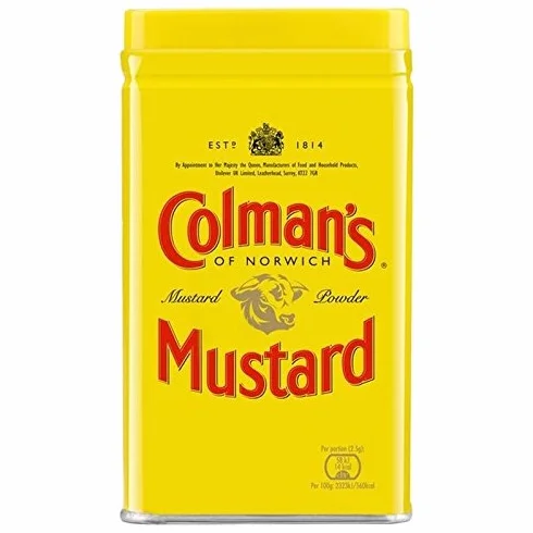 Colman's 57g Original De Polvo De Mostaza Inglés (Paquete de 2)