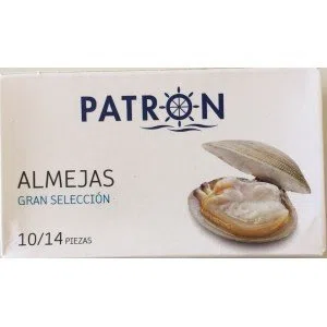 Almejas Patrón Gran Selección 10/14 Piezas - Medianas