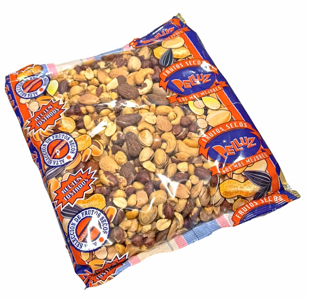 Frutos Secos Tostados sin Sal 1Kg - Mix Tostado sin Sal - Coctel Tostado sin Sal - Cocktail Tostado sin Sal - Revuelto Tostado sin Sal - Pelluz