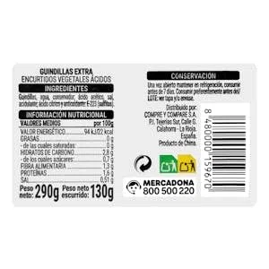 Piparra Hacendado Tarro 290 g (130 g escurrido) Pack 2
