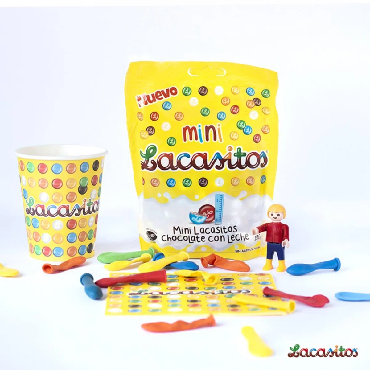 Lacasitos pack 6 doypack bolsa 250g chocolate con leche