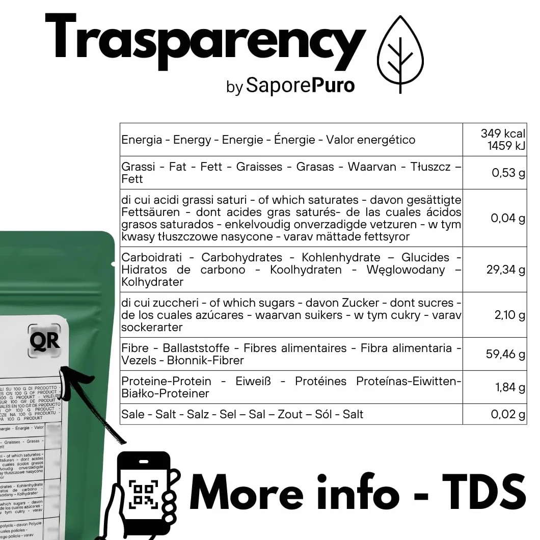 Saporepuro NEUTRO ESTABILIZANTE 250 gr - para helados y sorbetes con harina de tara y guar