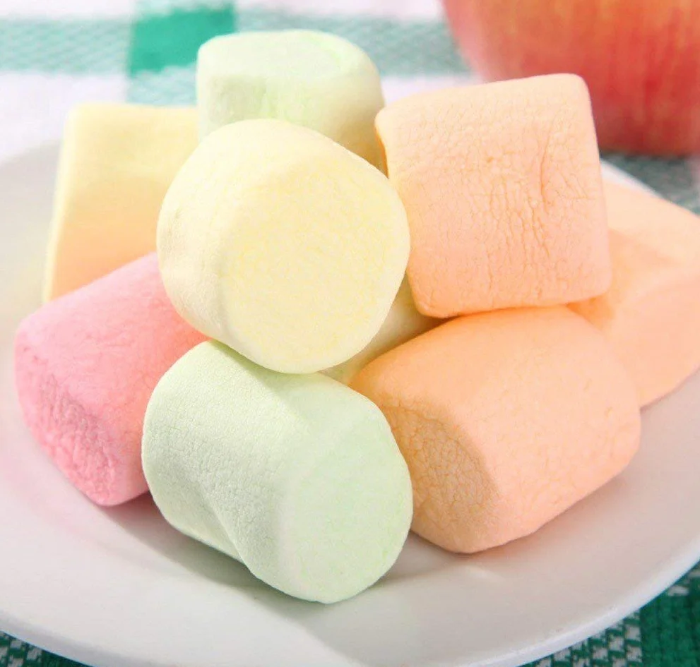 Rocky Mountain Marshmallows Fruity 4x300g, dulces tradicionales americanos para asar